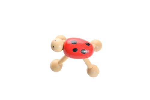 Lady Bug Wooden Massager